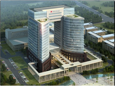 淮北矿业集团公司办公楼中心采空区注浆地基加固工程，施工钻孔17个，注入干灰、水泥等填充物累计2.6万吨，通过采空区注浆加固，在采空区场地上建设了高层办公大楼（安徽省淮北6b2fb396